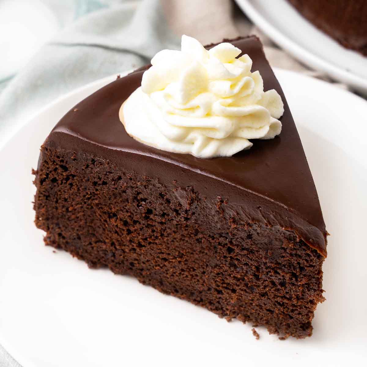 Mud cake slice